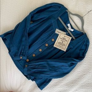 Emerson Fry ‘India Collection’ Blue Top